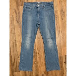 Levi's 315 Shaping Bootcut Jeans Womens Size 32 Medium Wash Stretch Denim